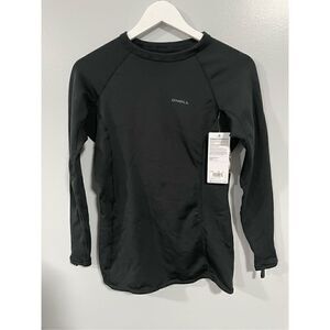 O'Neill Thermo-X Long Sleeve Crew Rashguard - Men's X-Large XL Black NWT
